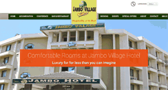 Desktop Screenshot of jambovillagehotel.com