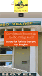 Mobile Screenshot of jambovillagehotel.com